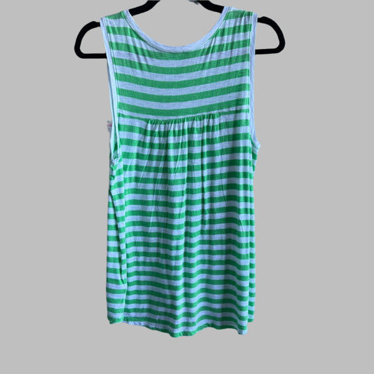 Caslon Striped Tank - Size Small