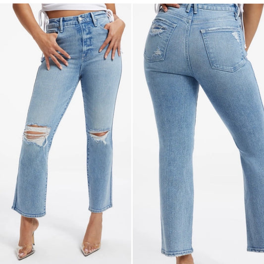 Good American Good Curve Straight Jeans - Size 2/26