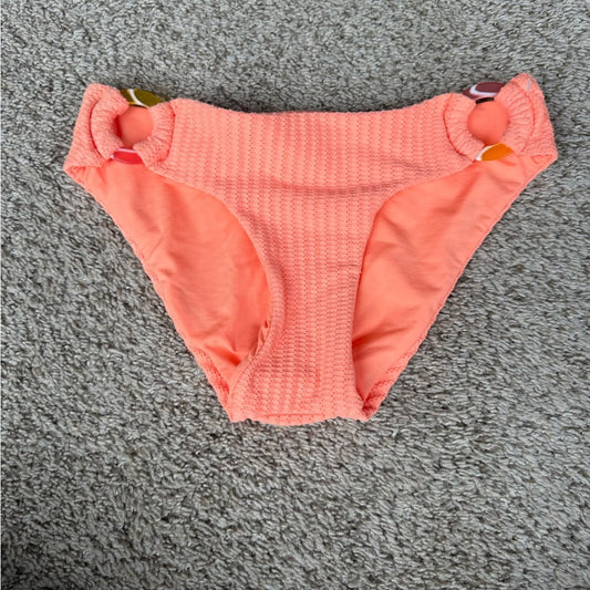 Vibrant Orange Bikini Bottoms by Becca - Size XS