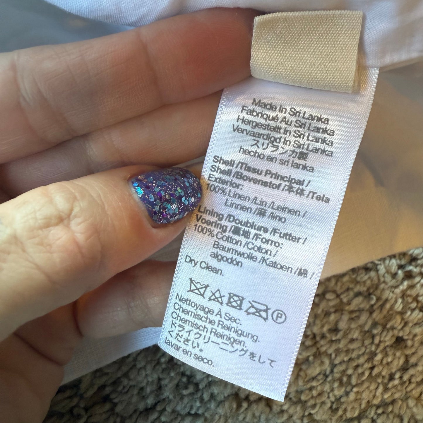 Madewell Linen Cropped Blazer - Size Medium