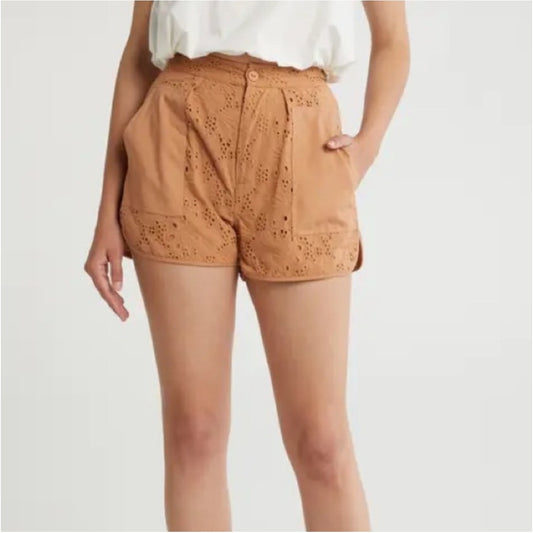 Joie Lawrence Tan Shorts Size 0