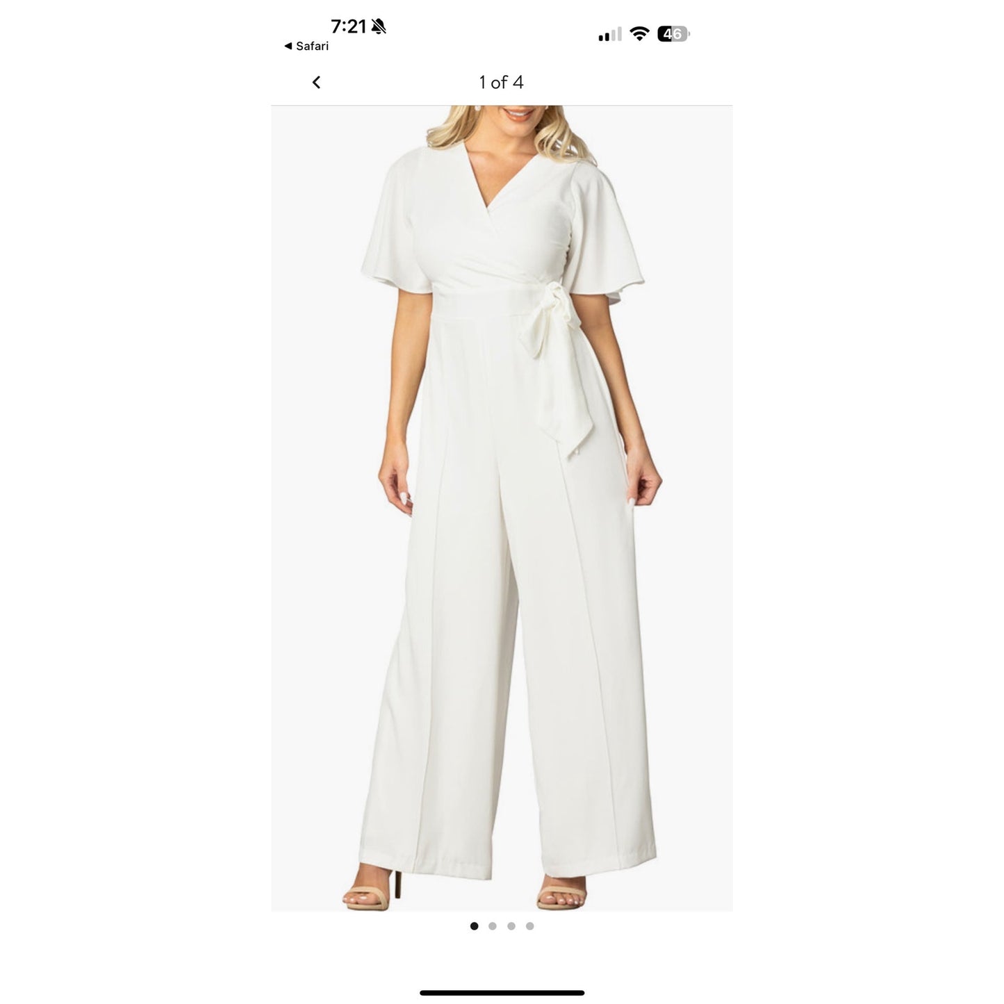 Kiyonna - Karina Crepe Jumpsuit - Plus 1X
