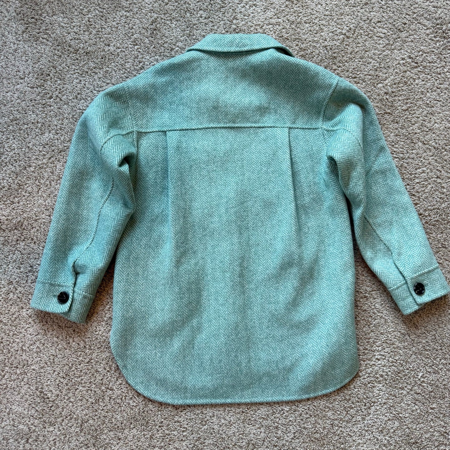 Rails Herringbone Shacket - Size Small