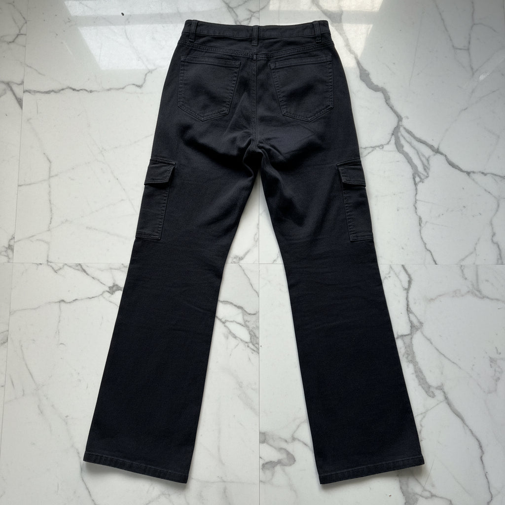 Sanctuary Classic Black Cargo Pants - Size 25