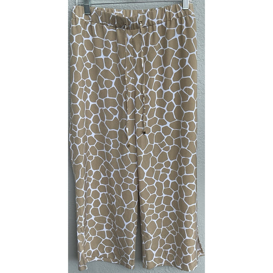 Michael Kors Giraffe Print - Wide Leg - Large - NWOT