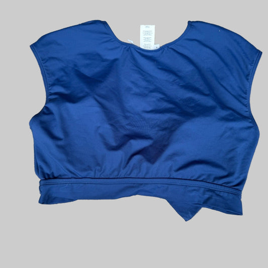 Blue Tie-Front Swim Top from Bleu by Rod Beattie - Size 6