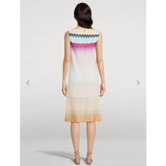 Authentic Designer Italian Missoni Shift Dress - Size 10