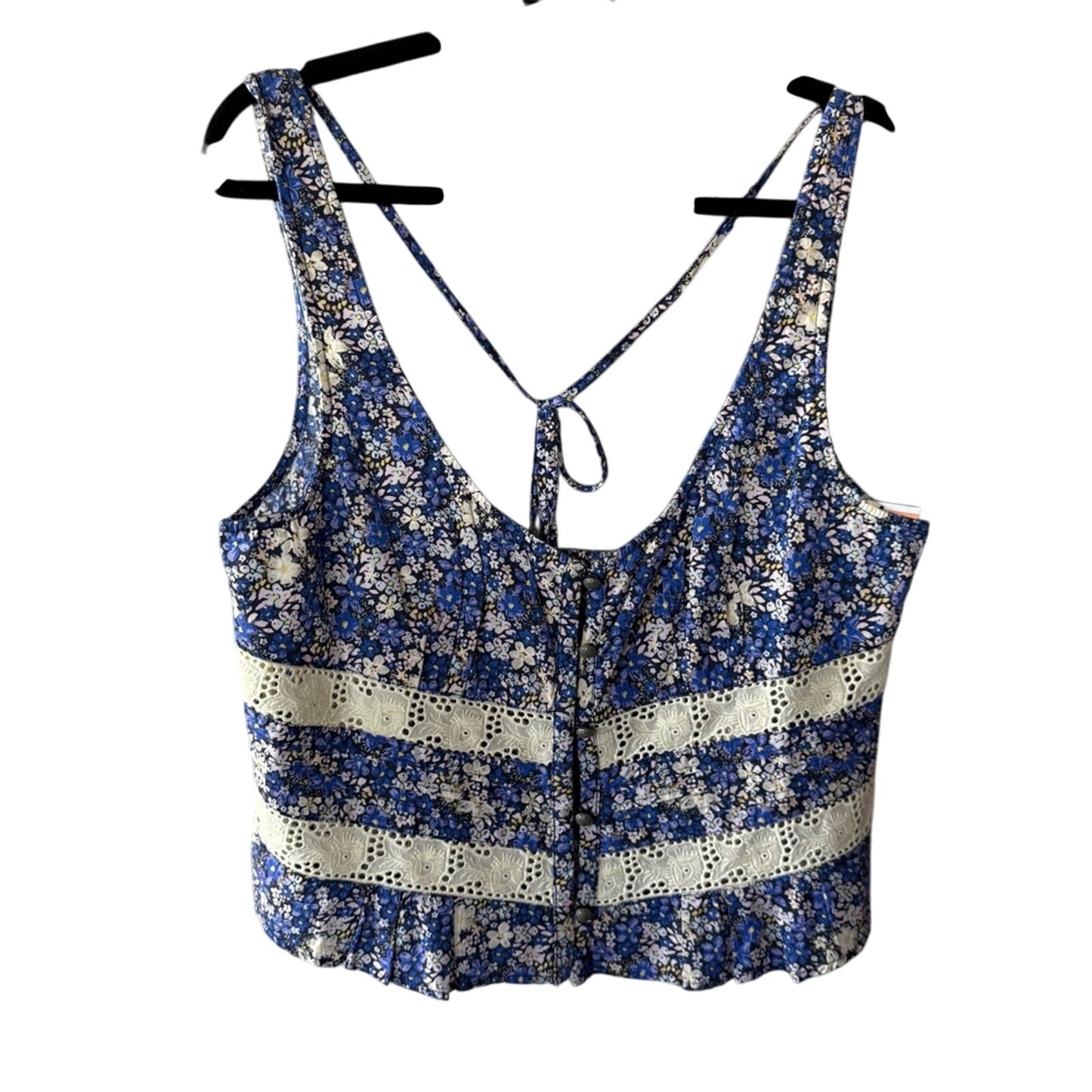Floral Free People Women's Top - XL
