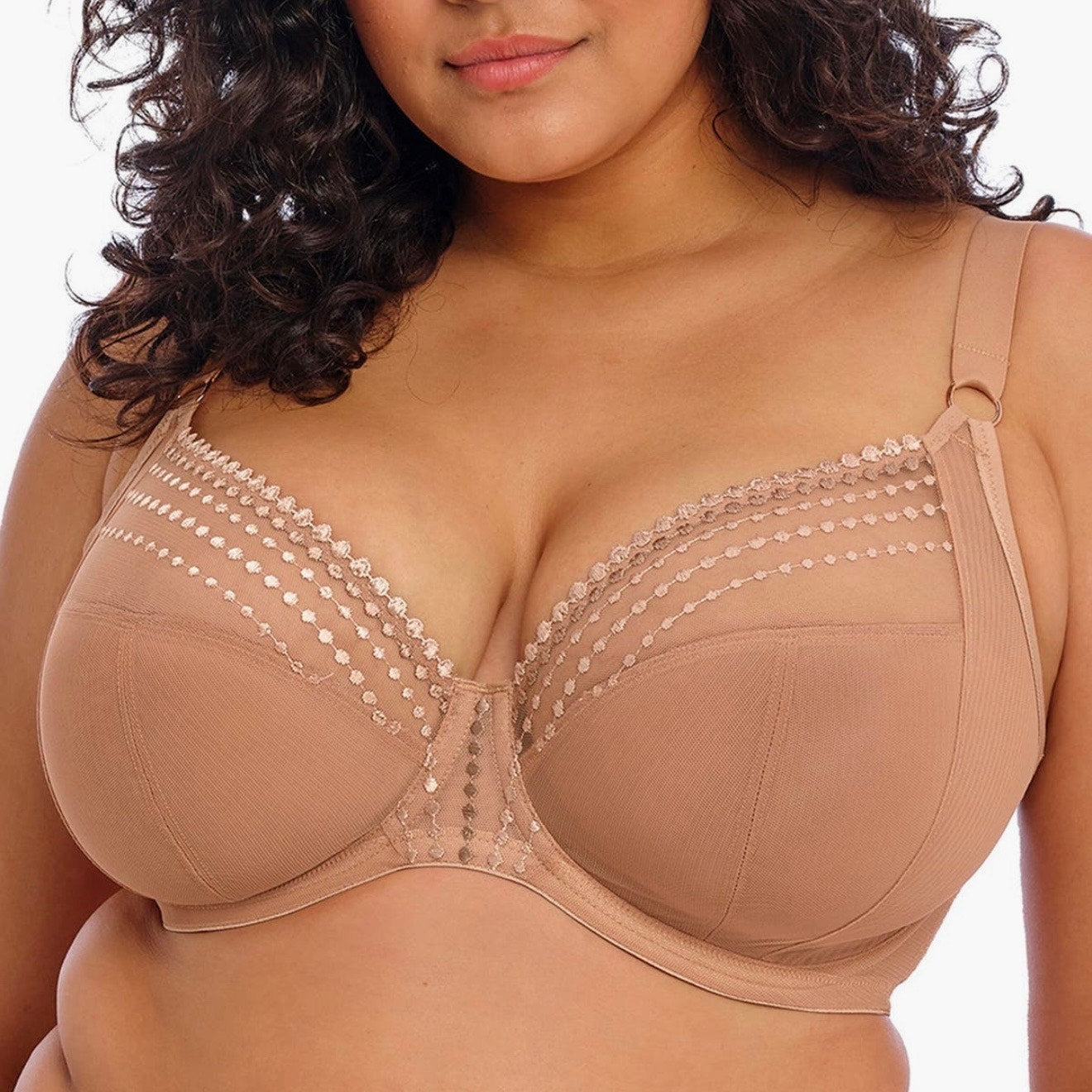Elomi Beige Underwire Bra - Size 38O