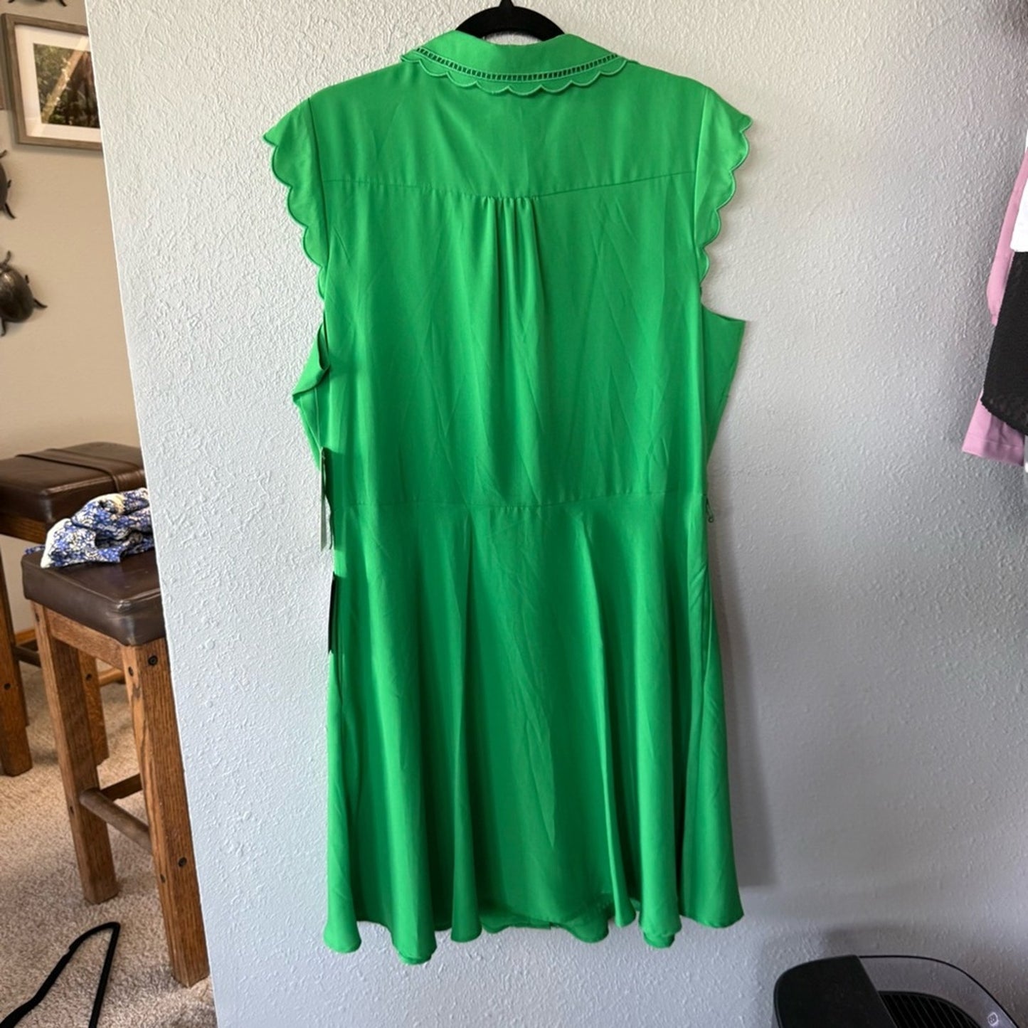 Eliza J Sleeveless Dress - Green - Size 16