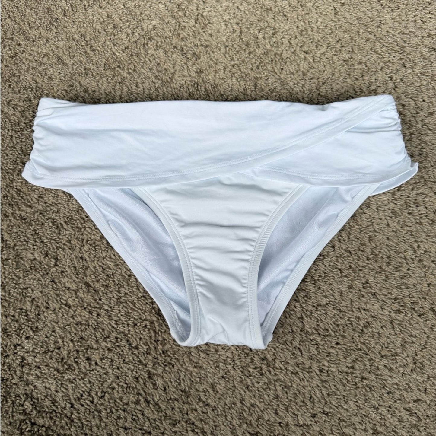 Women's White Swim Bottom Bleu by Rod Beattie - Size 6