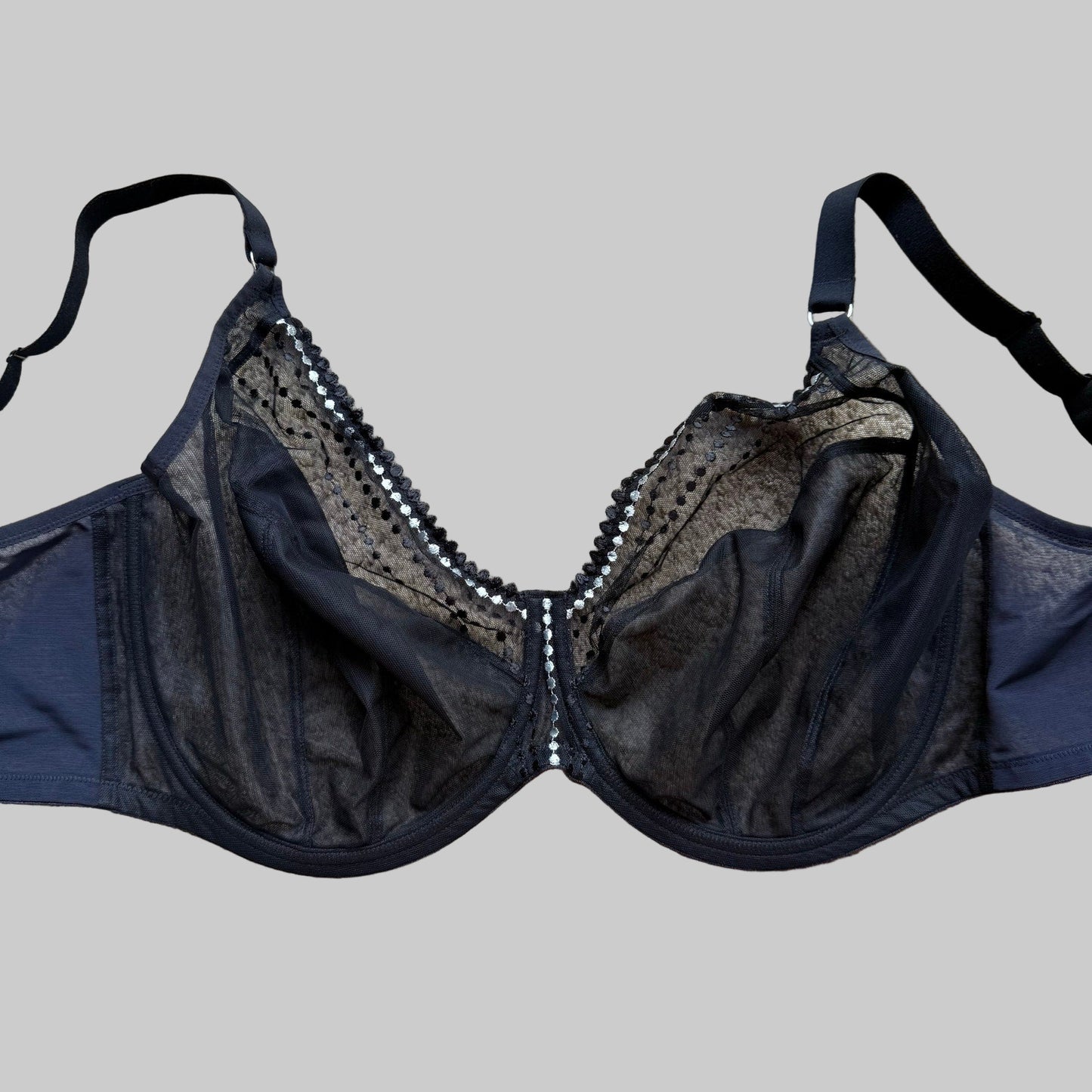 Elomi Matilda Black Bra - Size 38O