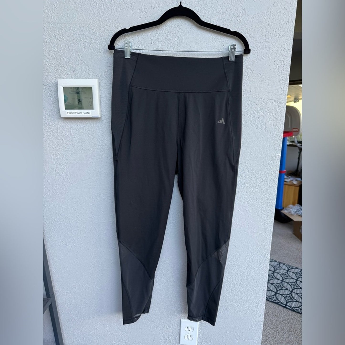 High-Rise Black Training Leggings - Size XL