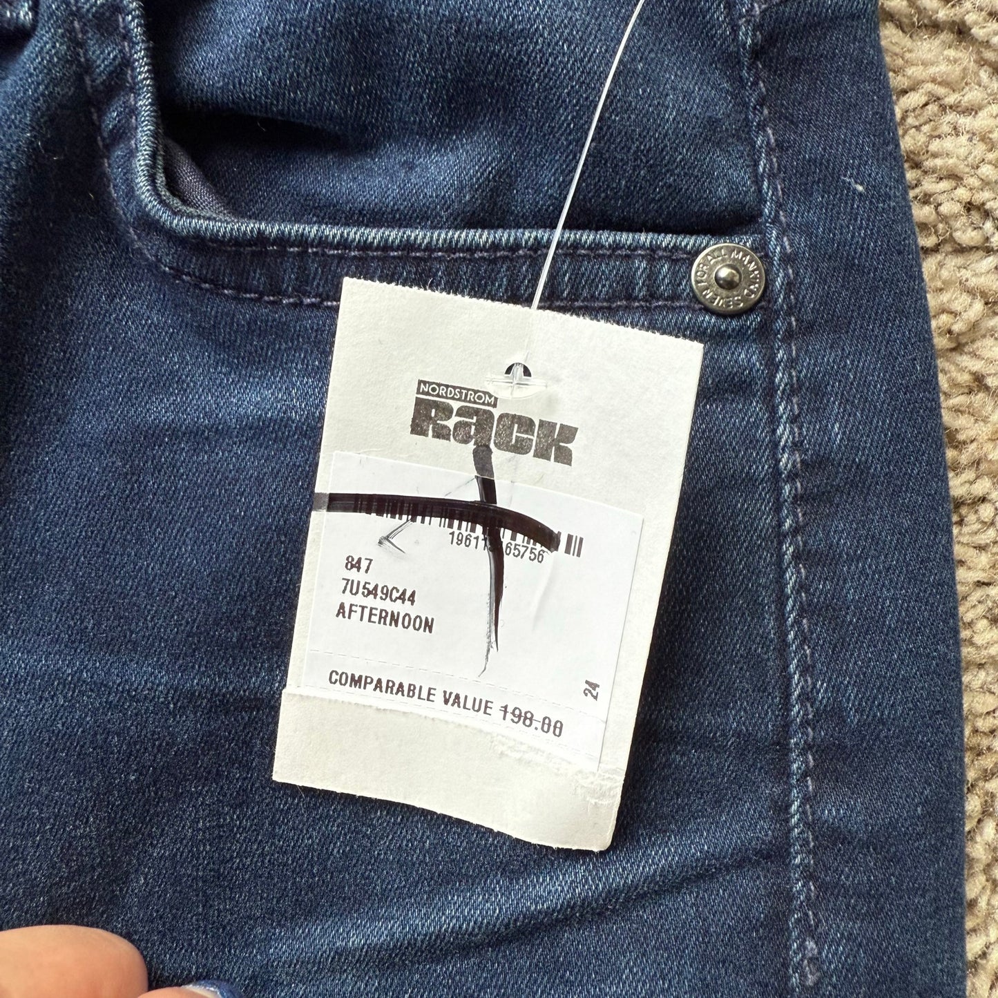 SEVEN High Waist Skinny Jeans - Size 24 - * PI