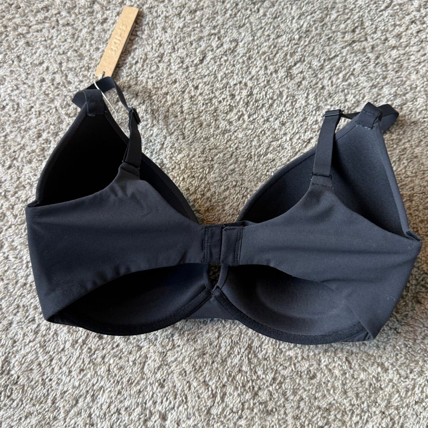 SKIMS Fits Everybody Push-up Bra in Black - Size 34DDD
