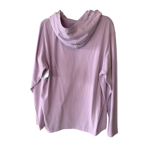 VINCE Lavender Lightweight Hoodie - Large