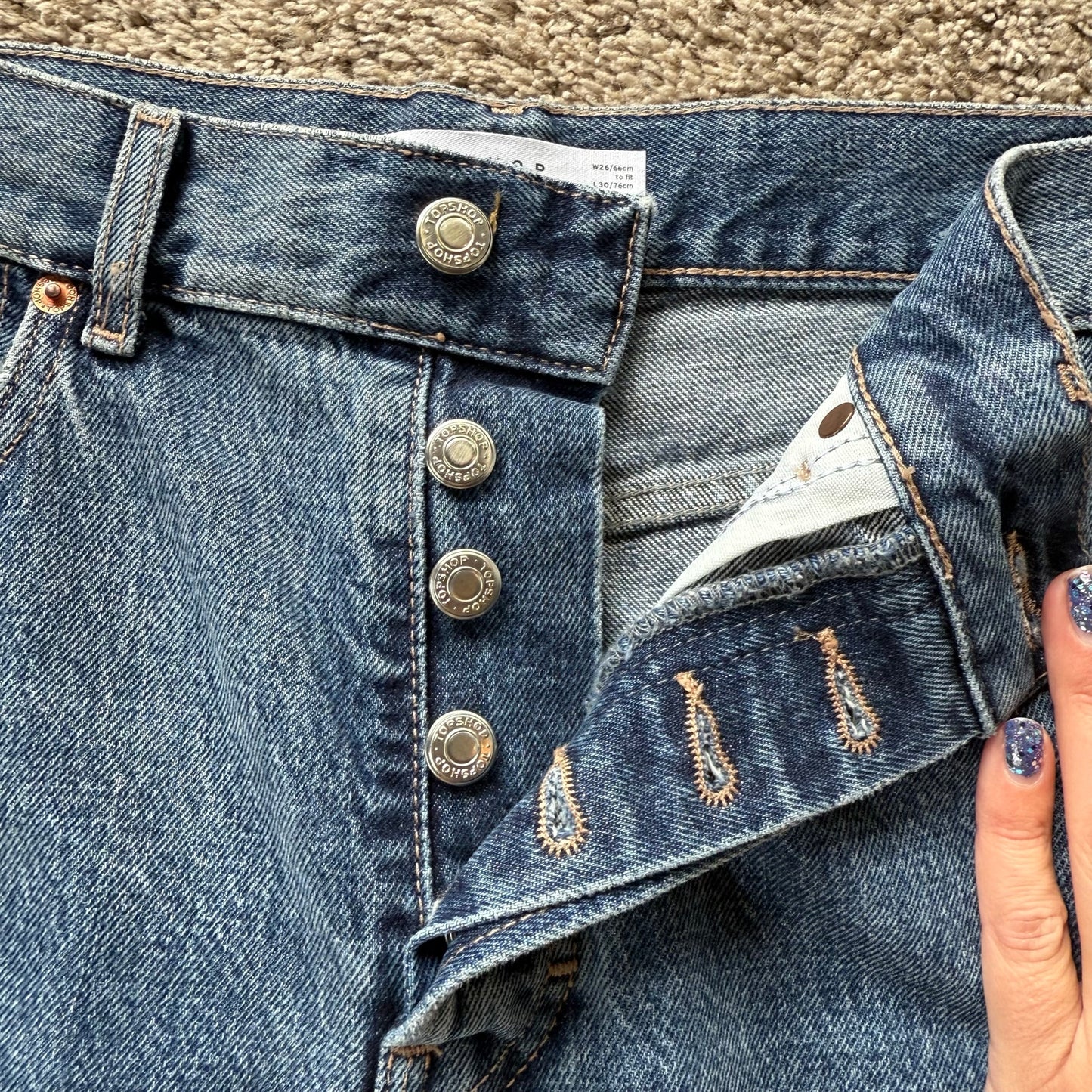 Topshop Dad Jeans - Size 26