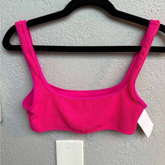 Pink Textured Women's Bralette Size Small/Medium