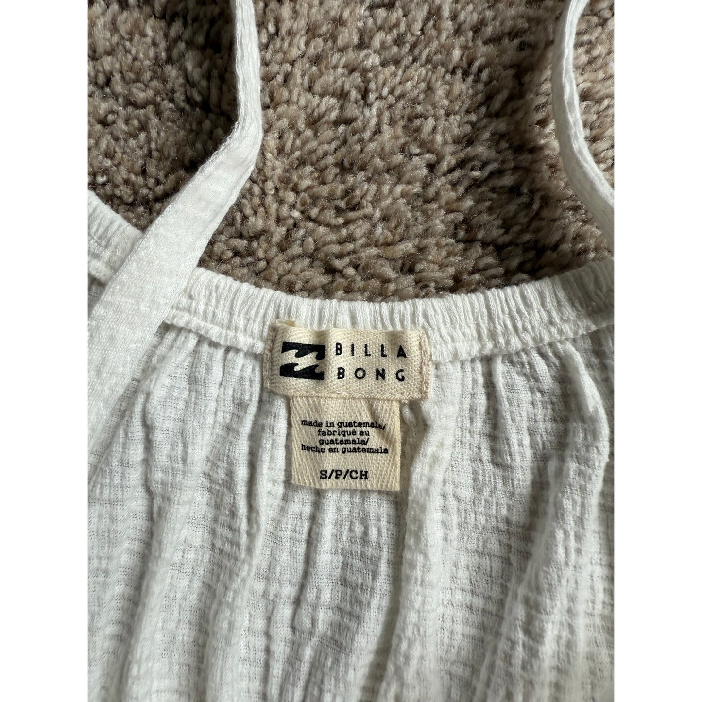 Billabong White Knit Dress - Size Small
