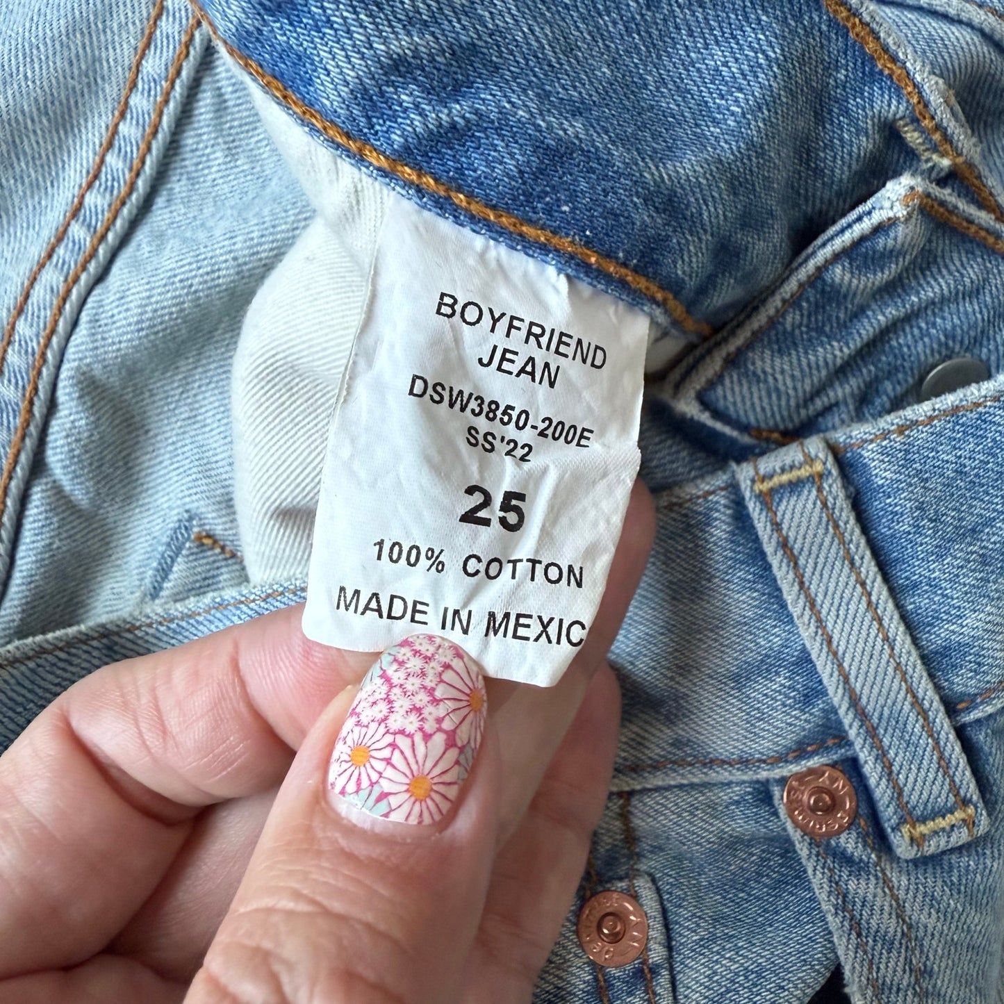 Denimist Boyfriend Jeans - Size 25