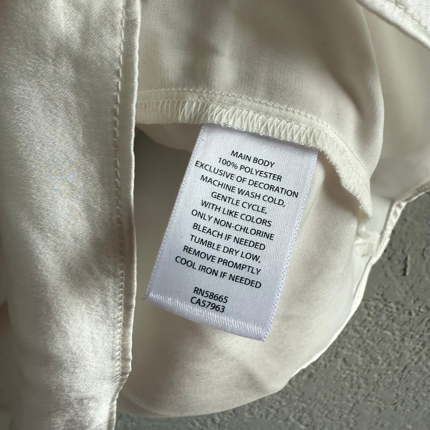 Open Edit satin-y tank - XS